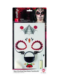 Day Of The Dead Face Tattoo Transfers Kit - pzsku/ZCAB08999B6CD781AF326Z/45/_/1692961458/dc06fa32-0ee1-419c-b579-58341b1a8e95