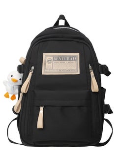 Sharpdo Student Large-Capacity Casual Fashion Backpack School Bag 32*19*46cm  - Image 1