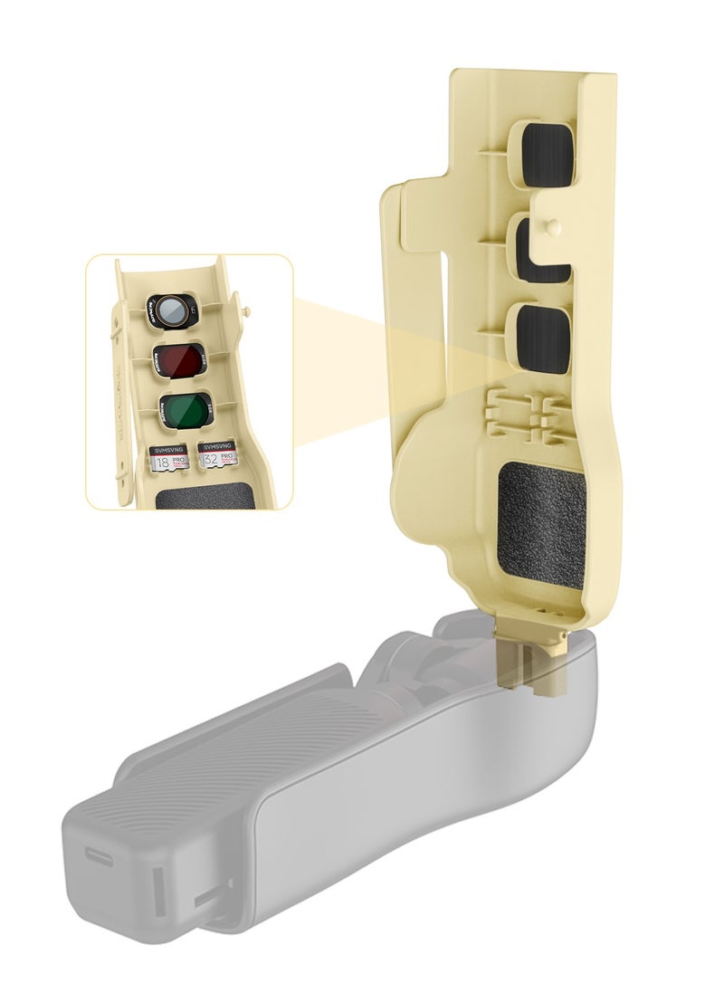 SUNNY LIFE Colorful Protective Lid for DJI OSMO Pocket 3,Silicone Protective Case Cover, Tempered Glass Screen Protector, Lens Protector  - Image 2