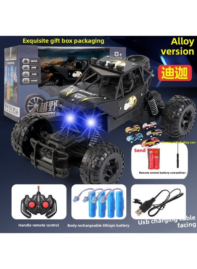 Children's Toy Car Remote Control Car Off-road Vehicle Boy Czech Tello Rechargeable Electric Car Birthday Toy-Colour:Ultra Comic Gold 【jack Alloy Edition】 Gift Box Packaging-Proportion:1 Set Of Rech - Image 4