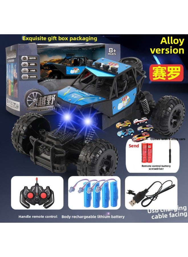 Children's Toy Car Remote Control Car Off-road Vehicle Boy Czech Tello Rechargeable Electric Car Birthday Toy-Colour:Ultra Comic Gold 【jack Alloy Edition】 Gift Box Packaging-Proportion:1 Set Of Rech - Image 3