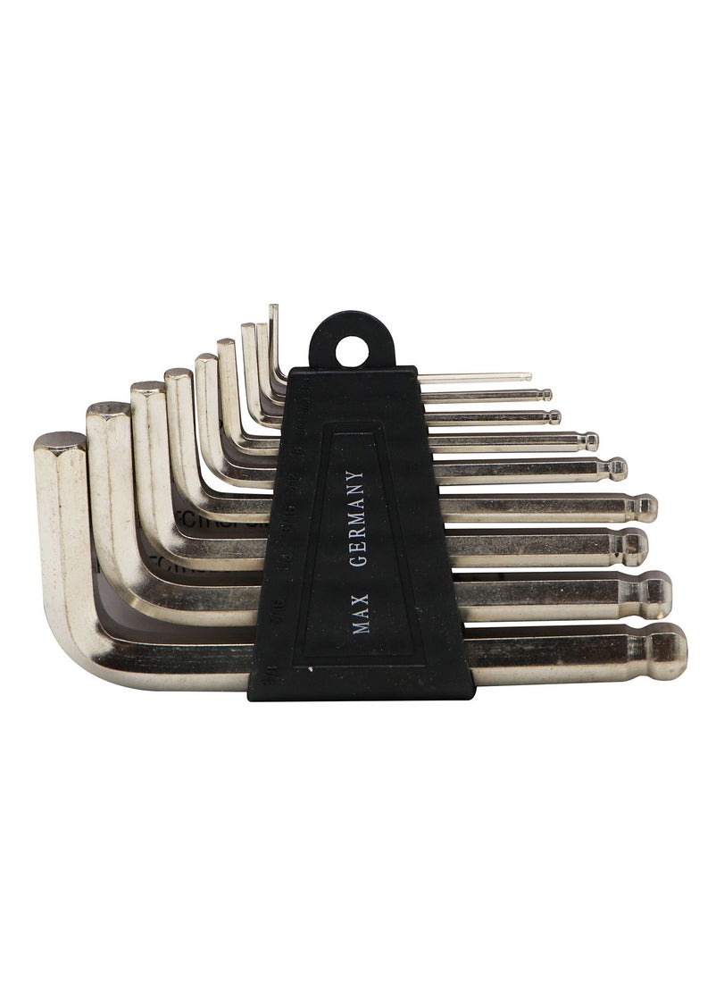 Max Germany Max Germany 441B-AF10 Ball Head Allen Key Set, 9 Pieces  - Image 3