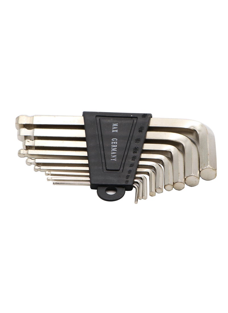 Max Germany Max Germany 441B-AF10 Ball Head Allen Key Set, 9 Pieces  - Image 1