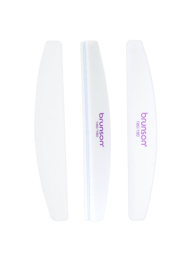 brunson 15 Pieces Nail File, Professional Double Sided Buffer Block Emery Board, Manicure Pedicure Tool - SEB-321W - Image 1