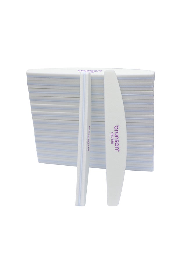 brunson 15 Pieces Nail File, Professional Double Sided Buffer Block Emery Board, Manicure Pedicure Tool - SEB-321W - Image 5