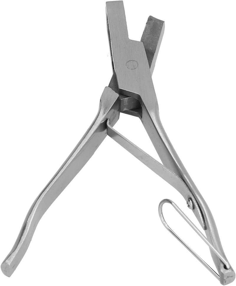 Stainless Steel U Shaped Ear Tag Pliers with Ergonomic Grip for Livestock Management Farm Tool Cattle,Sheep & Goats - Image 1