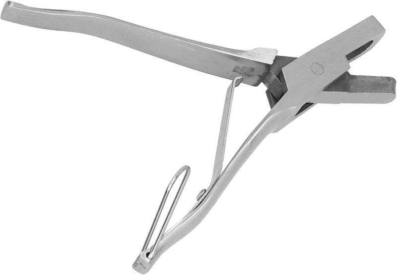 Stainless Steel U Shaped Ear Tag Pliers with Ergonomic Grip for Livestock Management Farm Tool Cattle,Sheep & Goats - Image 2