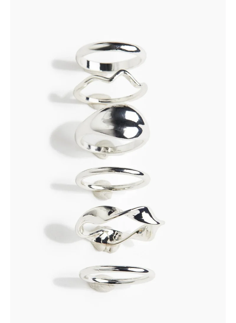 H&M 6-pack rings