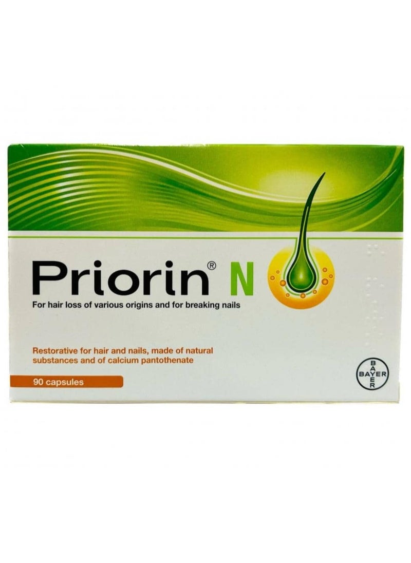 باير Priorin N Capsules for Hair Growth 90 Capsules 
