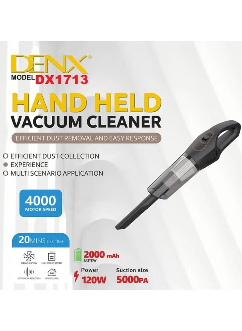 Denx Dx1713 - Hand Held Vacuum Cleaner - Image 1