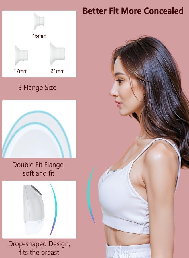 Horigen Wearable Breast Pump with APP Control,3 Modes and 9 Levels Wireless Breastfeeding Pump, Portable Breast Pump Hands-Free Contain 15/17/21/25mm Flange, Leak-Proof, Discreet, Quieter - Image 3