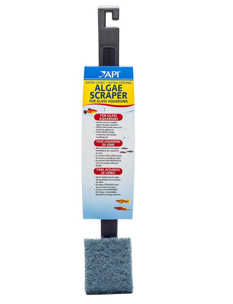 API ALGAE SCRAPER For Glass Aquariums 1-Count Container - Image 1