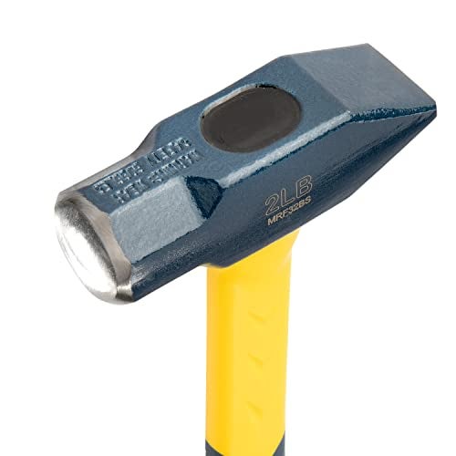 ESTWING Blacksmith's Hammer - 32 oz Metalworking Tool with Fiberglass Handle & No-Slip Cushion Grip - MRF32BS - Image 3