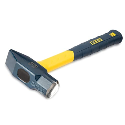 ESTWING Blacksmith's Hammer - 32 oz Metalworking Tool with Fiberglass Handle & No-Slip Cushion Grip - MRF32BS - Image 2