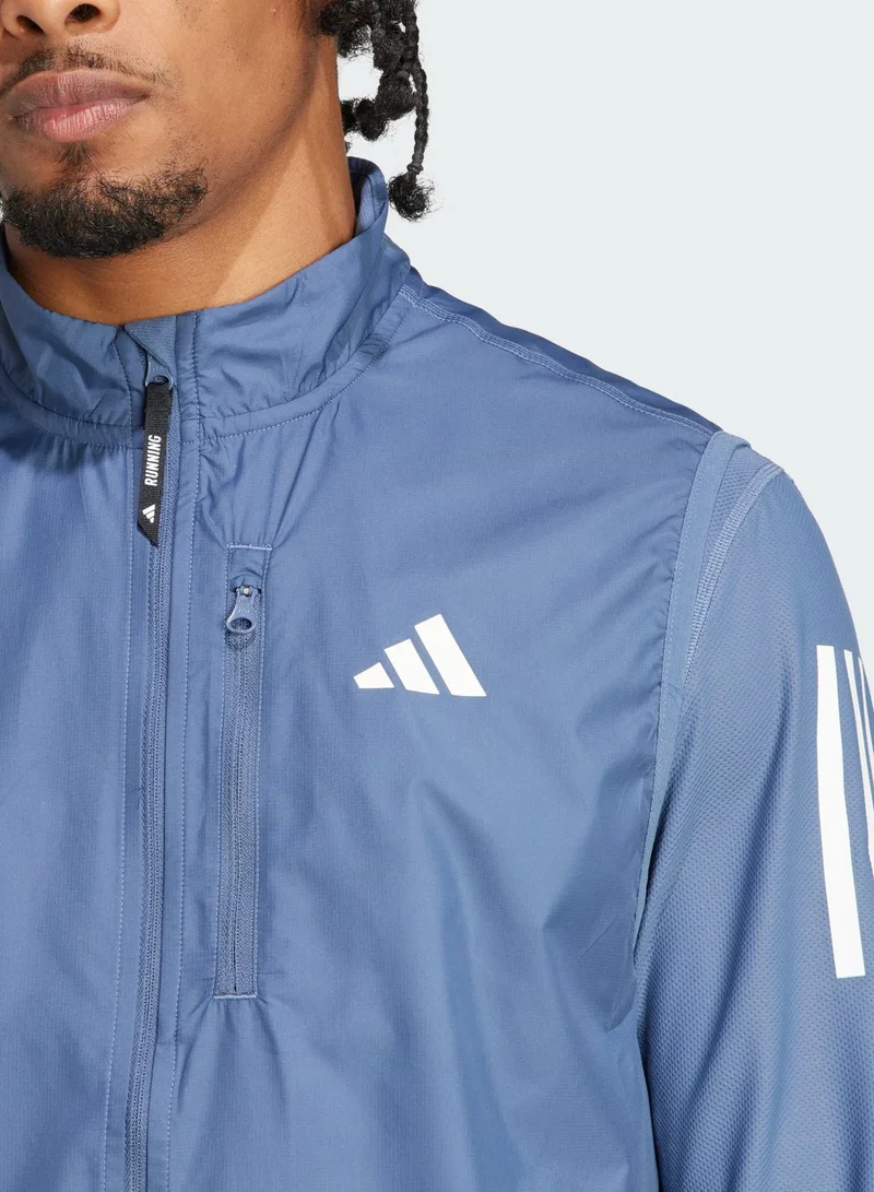 Adidas Own The Run Vest Jacket