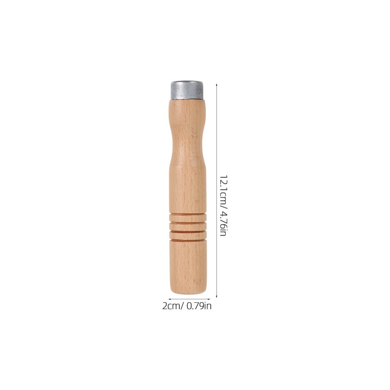 2pcs Pan Handle Replacement Beech Wood Handles File Handle File Cutting Tool Handle Replacement For Frying Pans Woks Cookware - Image 4