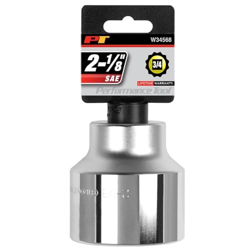 Performance Tool W34568 34Inch Drive 12Point SAE Standard Socket 218Inch