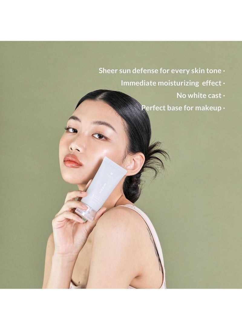 Mizon Inout Watery Sheer Sunscreen SPF50 PA++++ Moisturizing 50ml - Image 2