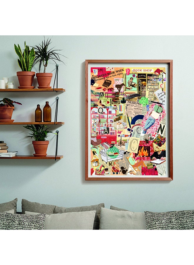 Clementoni 1000 Piece Puzzle – More Is More Books And Writing | Literary Art Jigsaw Puzzle For Adults - Image 5