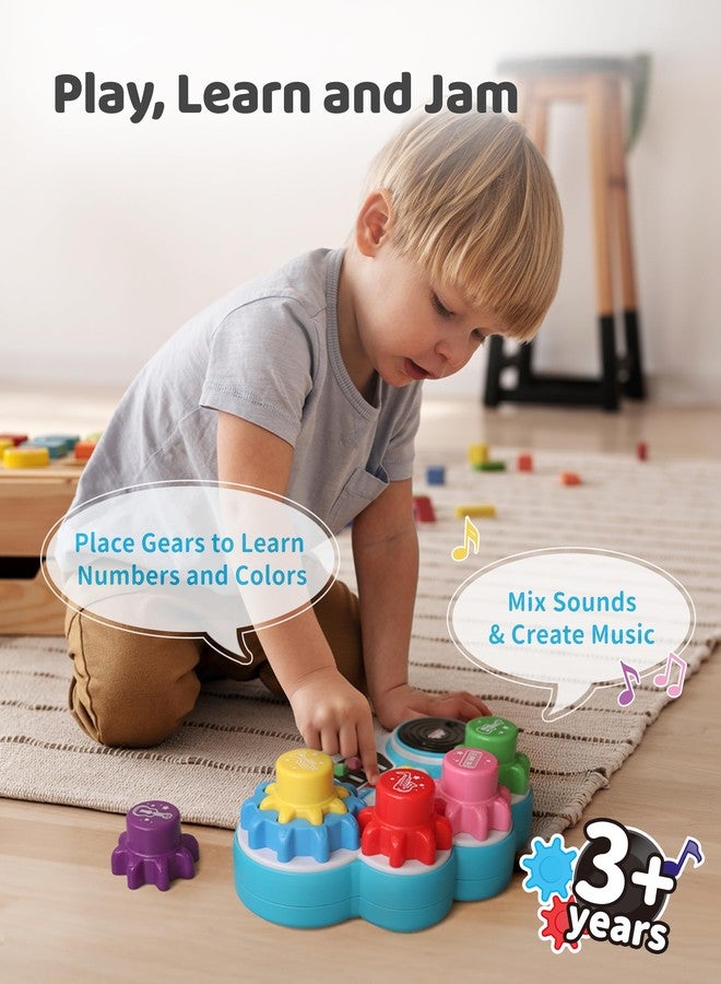 BEST LEARNING Music Gear Mixer - Kids DJ Mixer Table, 6 Instruments, 3-6 - Image 5