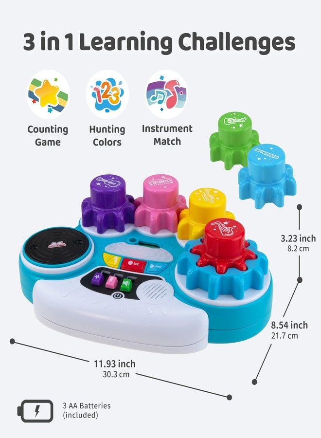 BEST LEARNING Music Gear Mixer - Kids DJ Mixer Table, 6 Instruments, 3-6 - Image 3