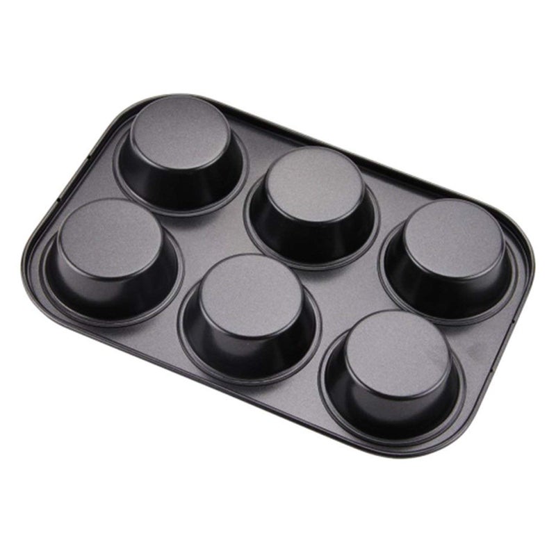 Go Hooked Go Hooked Muffin Tray 6 muffing Plate Brownie Muffin Tray Bakeware  - Image 2