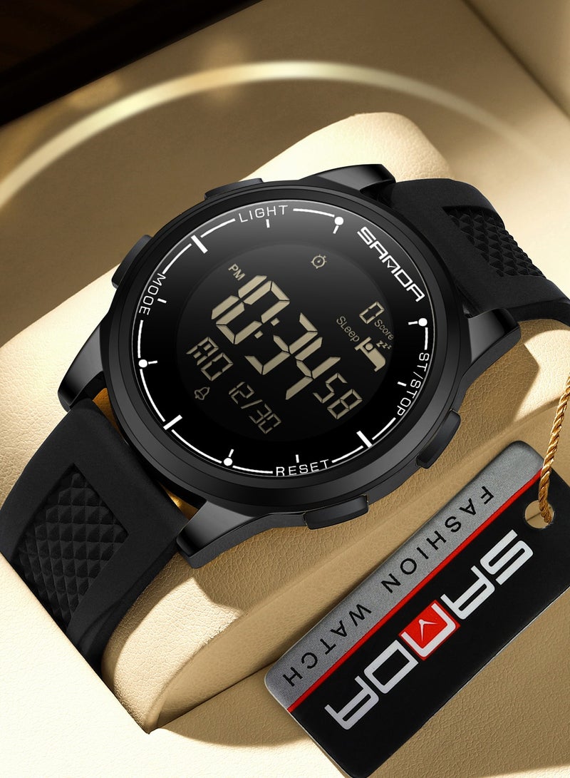 Sanda Student Sports Quartz LED Electronic Watch Calorimeter Step Electronic Watch Sleep Monitoring Smart Electronic Watch - Image 1