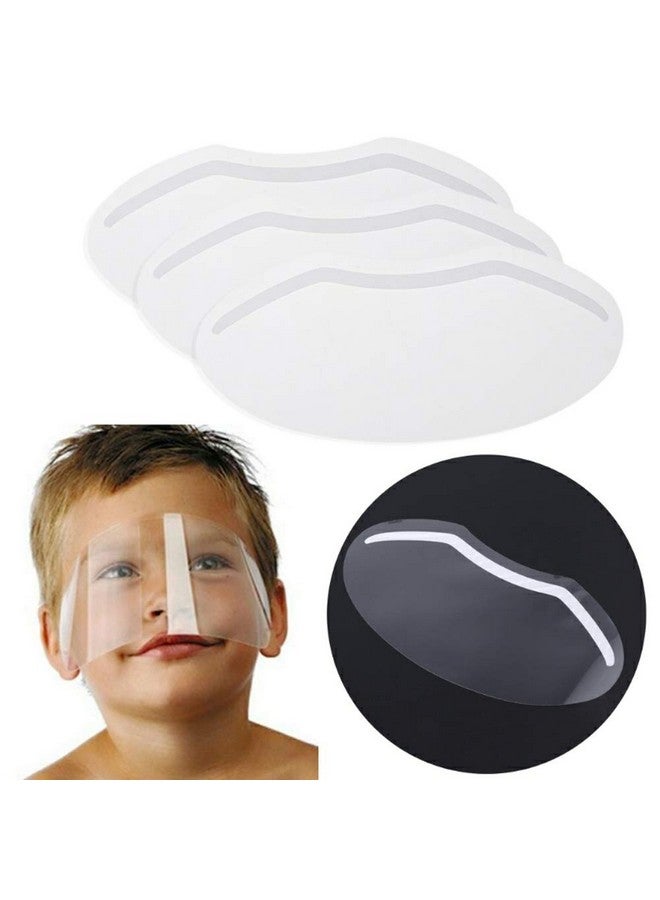 LWBTOSEE 50Pcs Permanent Makeup Shower Face Shields Visors Disposable Face Shields Masks For Hairspray Salon Supplies Shower Face Shields And Eyelash Extensions Eye Eyelid Surgery Aftercare - Image 5