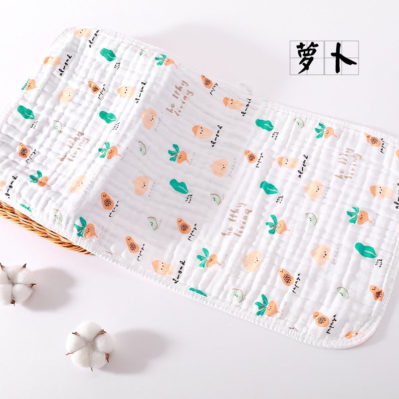 6-Layer Gauze Baby Bath Towel, Pure Cotton, Super Soft, Breathable, Lint-Free, Animal  Print
