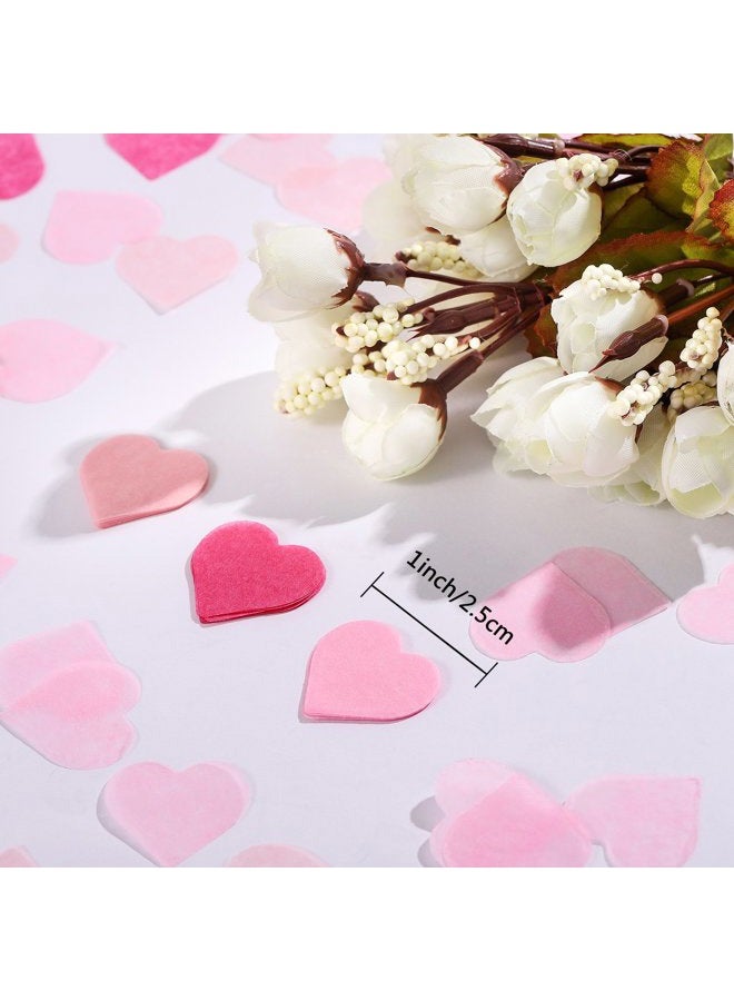 Whaline Valentine's Day 1 Inch Heart Paper Confetti Tissue Confetti 6000 Pieces Confetti Party Table Decorations for Balloon, Wedding, Holiday, Birthday - Image 3