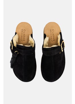 clarks Women Standard Slip On Slippers, Black  - Image 2