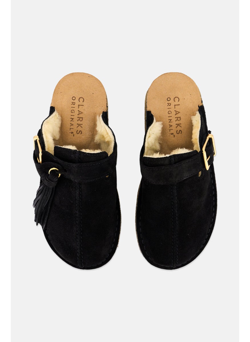 clarks Women Standard Slip On Slippers, Black  - Image 2