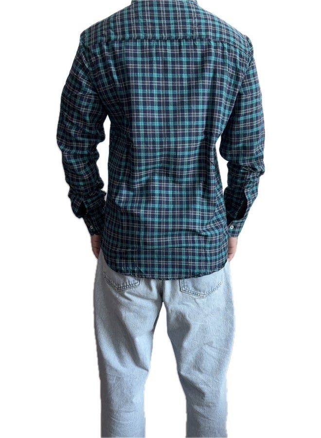 إكستريم قميص رجالي منقوش بأكمام طويلة وأزرار - Image 3