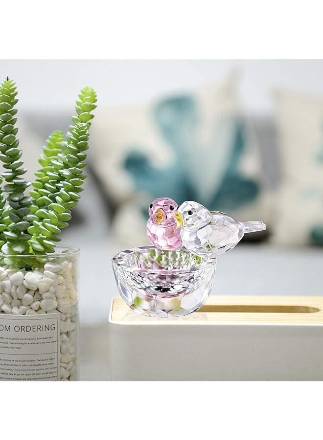 erorex Crystal Bird Figurine Collectible Art Glass Animal Figurines Table Home Decor Figurine Craft Ornament - Image 4
