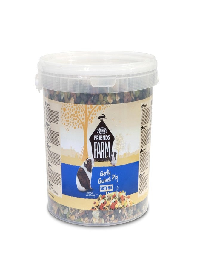 Tiny Friends Farm Gerty Guinea Pig Tasty Mix 10lbs Bucket - Image 1