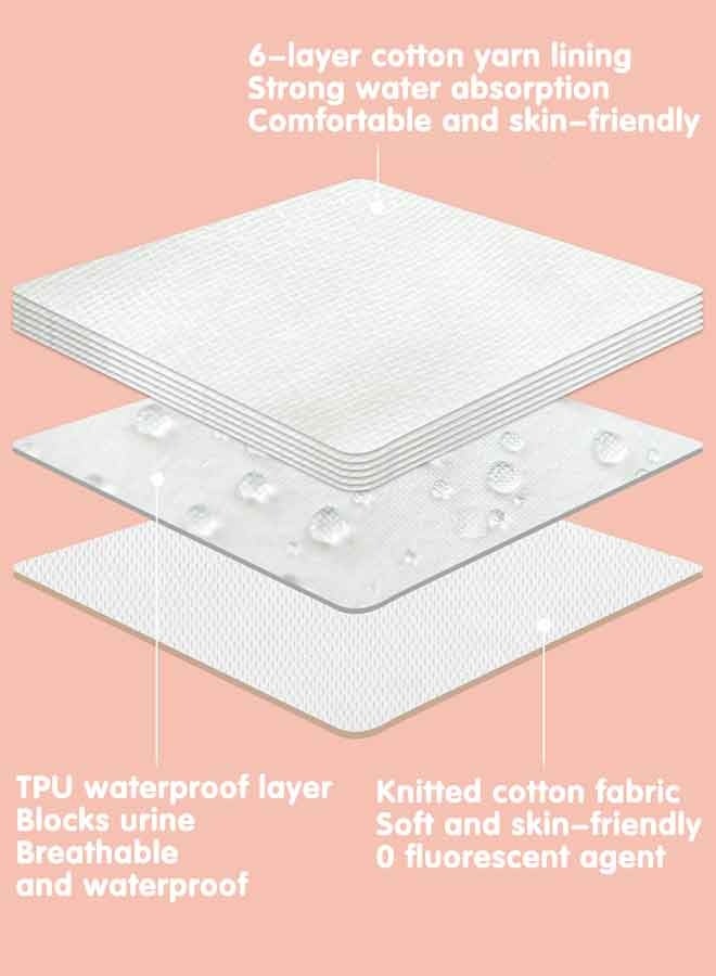 Super ZYouth 4 Pieces Baby Potty Training Pants, Cloth Diaper for Boy and Girls, Breathable Potty Training Underwear - Image 5