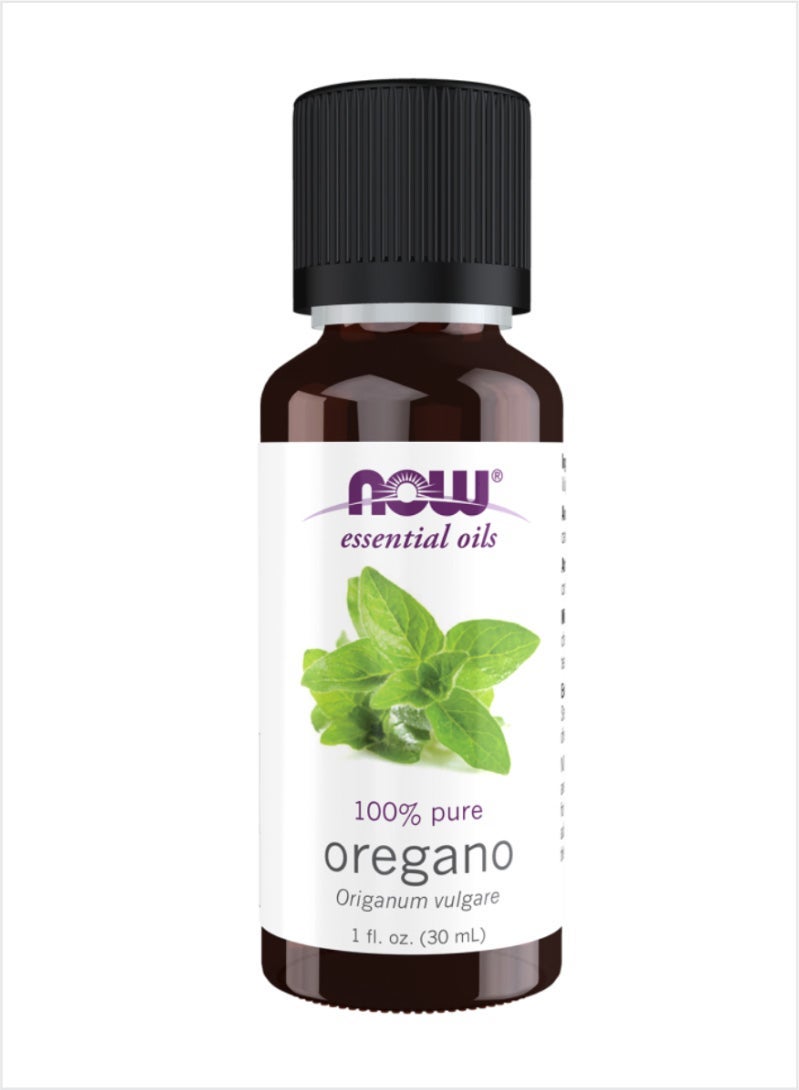 NOW Essential Oils 100% Pure Oregano Oil - Powerful & Herbal, 30ml