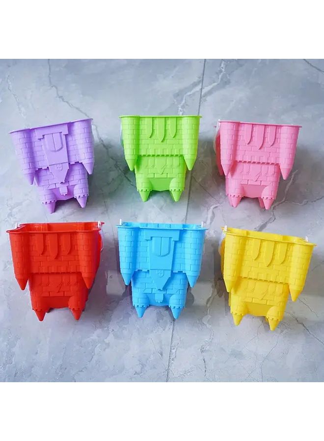 2pcs Detachable Shovel Beach Toys Set Folding Bucket Sandcastle Building Kit Assorted Colors - Image 4