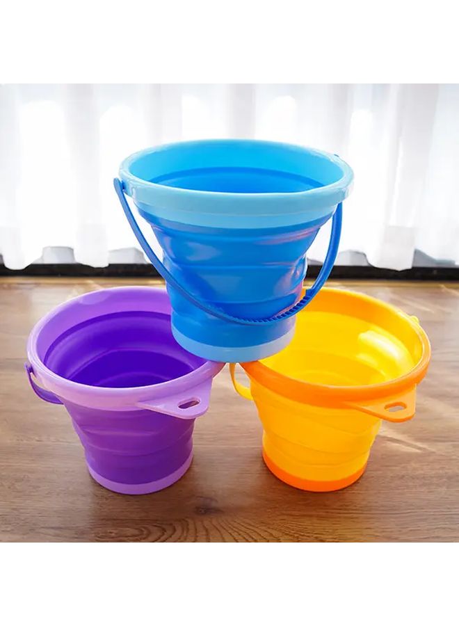 2pcs Detachable Shovel Beach Toys Set Folding Bucket Sandcastle Building Kit Assorted Colors - Image 5