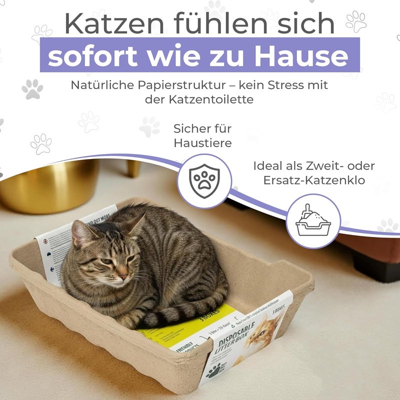 EcoPetBox Eco Pet Box Disposable Litter Box 3 ct - Image 2