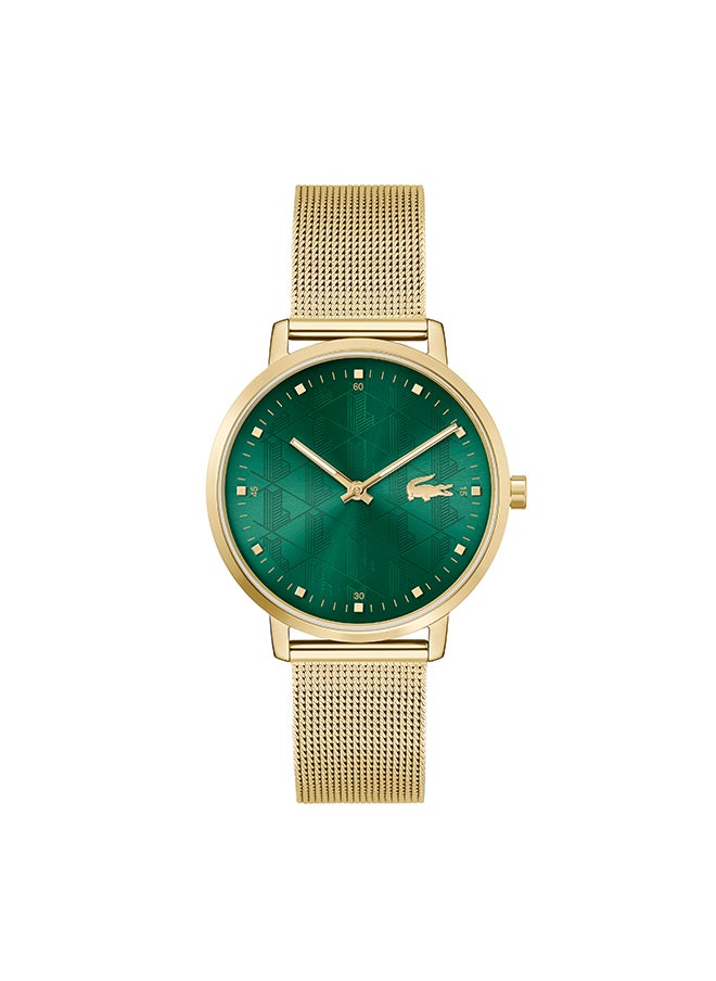 LACOSTE ساعة يد نسائية من الستانلس ستيل بعقارب دائرية الشكل 2001356 - 35 ملم  - Image 1