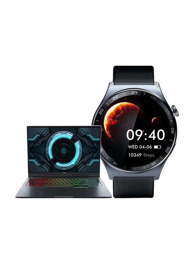 Infinix حاسوب محمول GTBOOK بشاشة 16 بوصة 120 هرتز، معالج Core i7-13620H/ذاكرة RAM 16 جيجابايت/قرص SSD سعة 1 تيرابايت/بطاقة رسومات Nvidia Geforce RTX 4050 بسعة 6 جيجابايت/نظام Windows 11 Home بالإنجليزية/العربية رمادي ميكانيكي + ساعة ذكية مجانية XW3E - Image 2