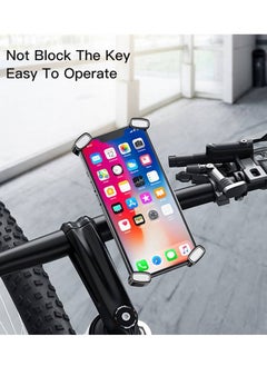 Yesido Universal Bicycle Handlebar, Phone Holder Rack, 360 Degree Rotatable, For Motorcycle / Scooter / Smartphone, X-Shape Stand, Black | C191  - Image 4
