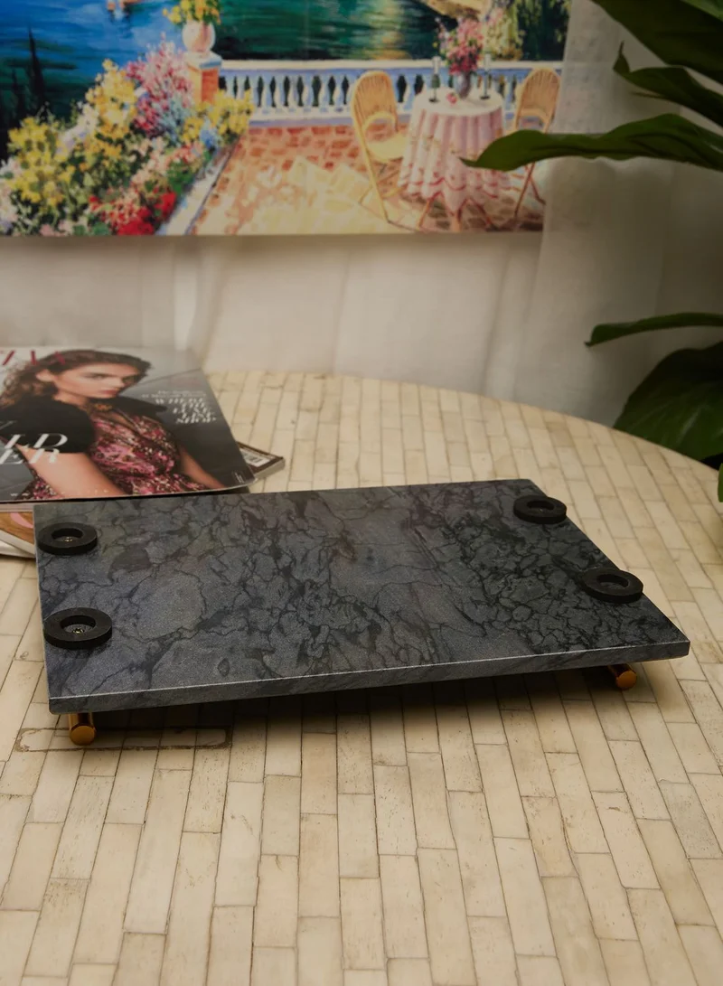Noire Edit Marble Tray