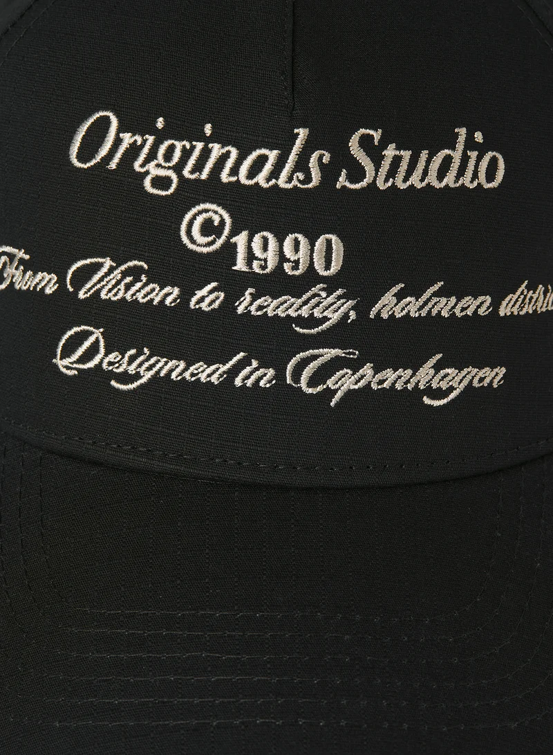 جاك اند جونز قبعة بيسبول برسومات منحنية