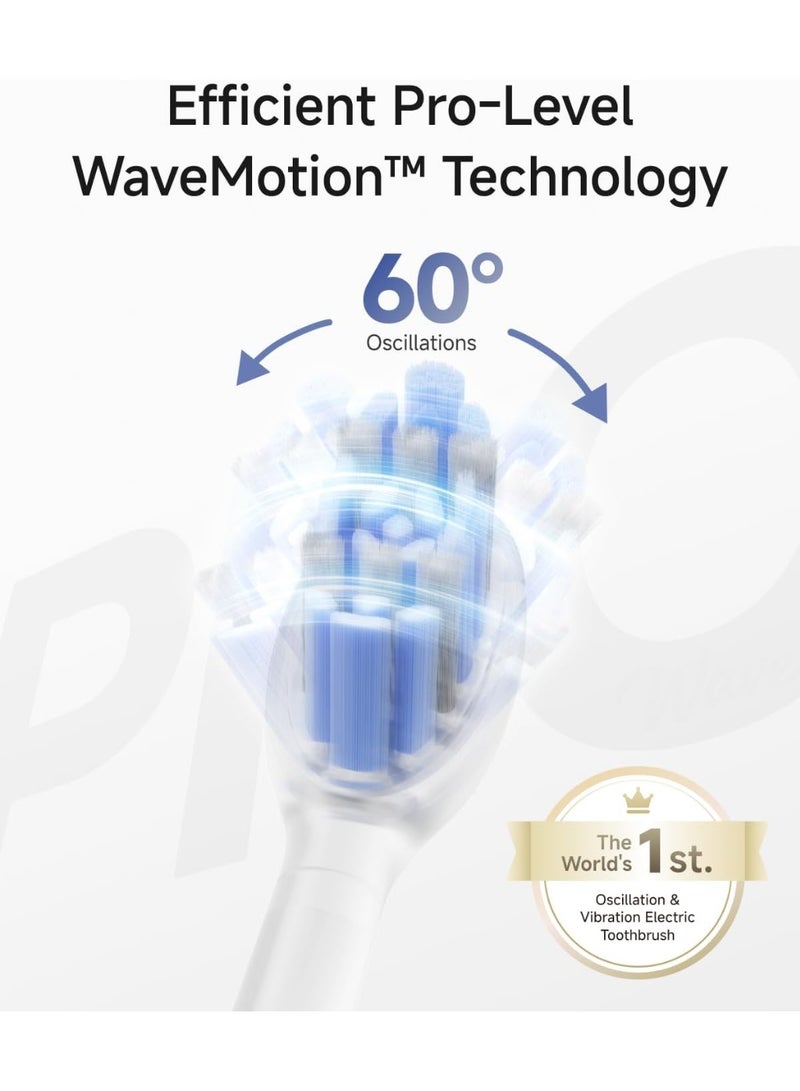 Laifen Wave Pro Electric Toothbrush with Premium Transparent ABS Body, Smart Pressure Sensor, Oscillation & Vibration Technology, App Care Support, Rechargeable Sonic Electric Toothbrush for Deep Oral Care - Image 2