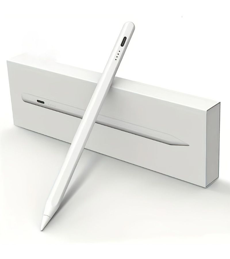 Elegant White Stylus for Tablet Compatible with Ipad 6 7 8 9 10 Air 3 4 5 Touchscreen Pen with Palm Rejection Tilt Sensitivity Christmas Thanksgiving Gift - Image 1