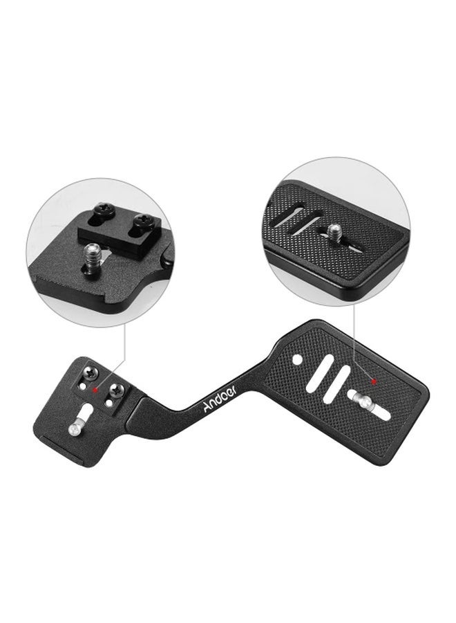 NIBEMINENT Universal Bracket Mount Holder D4104 Black - Image 4