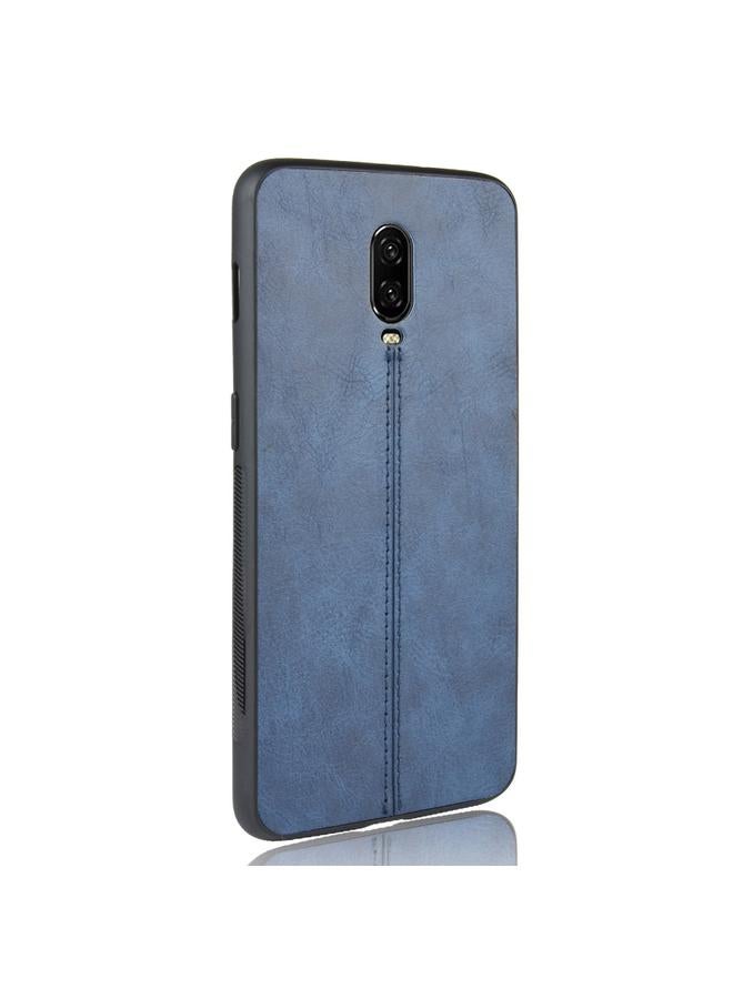 S-TOP Case For OnePlus 6T Shockproof Sewing Cow Pattern Skin PC + PU + TPU Case - Image 3