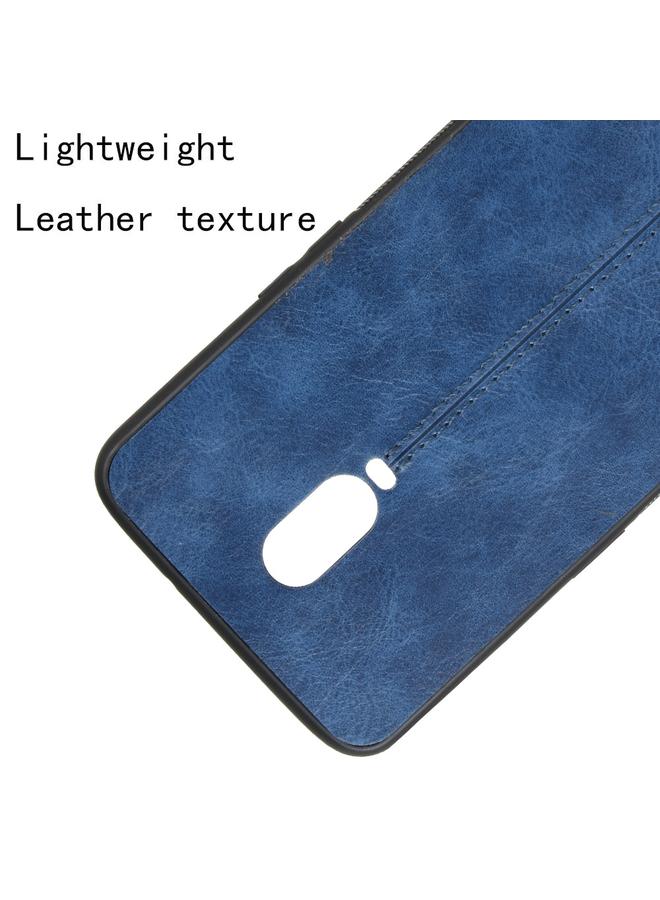 S-TOP Case For OnePlus 6T Shockproof Sewing Cow Pattern Skin PC + PU + TPU Case - Image 4